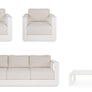 Cod. 0663764 MARIEL VAPOR LOUNGE SOFA SET W-CUSH YK15